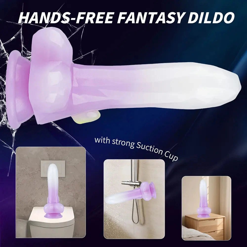 Knot Animal Silicone Dildo - Purple Knot Dildo