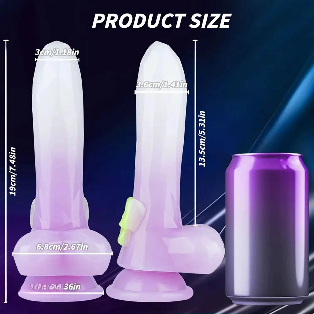 Knot Animal Silicone Dildo - Purple Knot Dildo