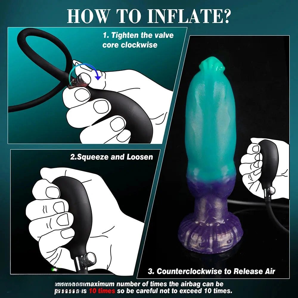 Knot Fantasy Dildo 8 in - Knotted Dildo With Suction Cup