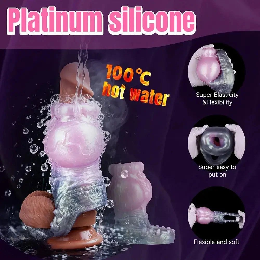 Knot Texture Pocket Stroker - Silicone Male Masturbator