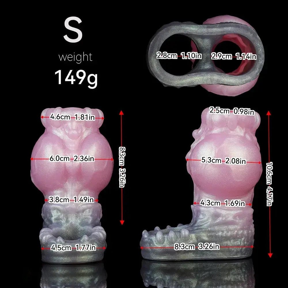 Knot Texture Pocket Stroker - Silicone Male Masturbator