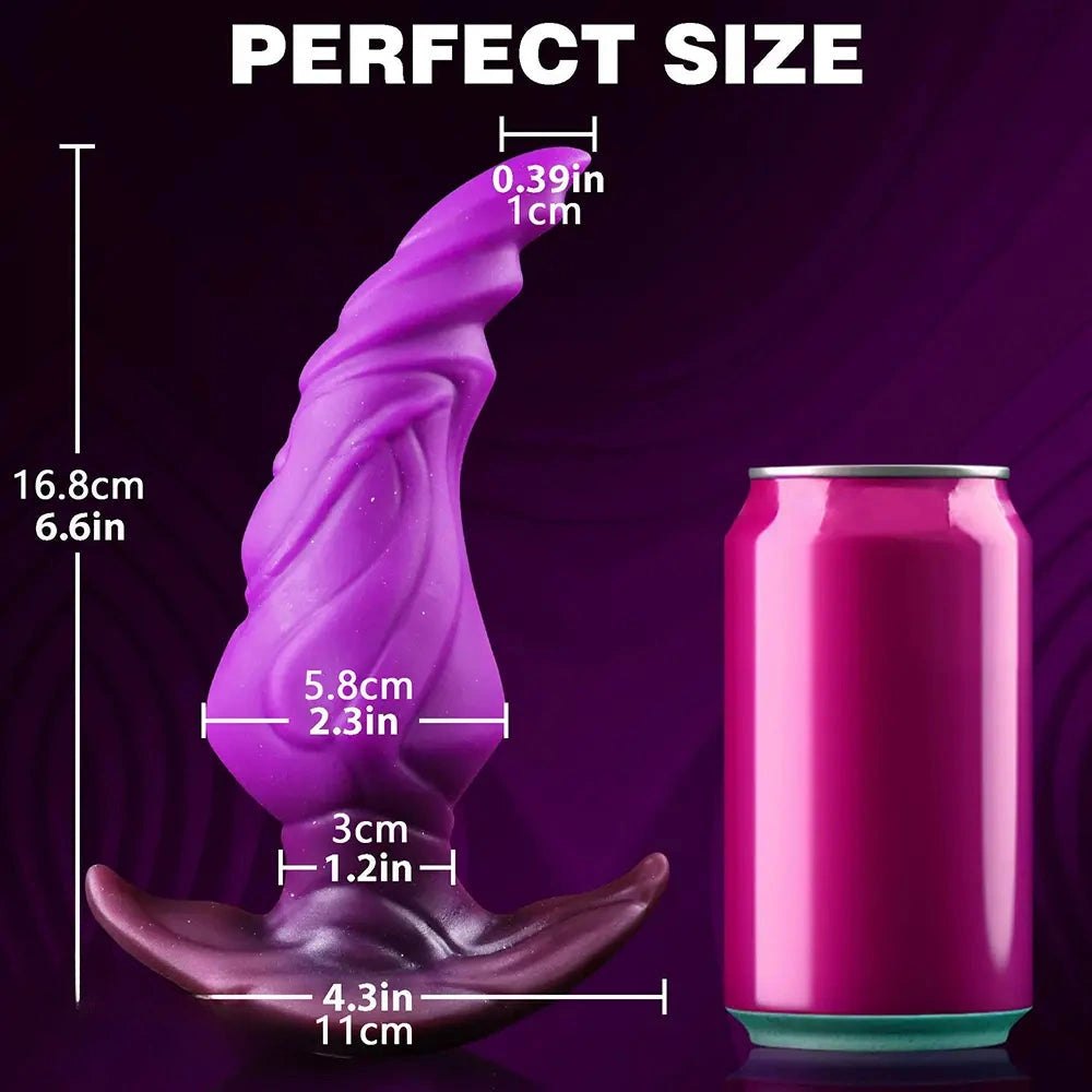 Knotted Anal Plug 6.6 in - Wearable Knot Plug