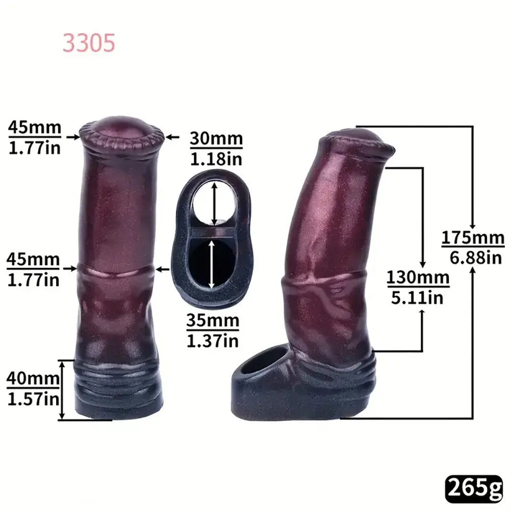 Knotted Animal Dildo - Knotted Horse Dog Dildo