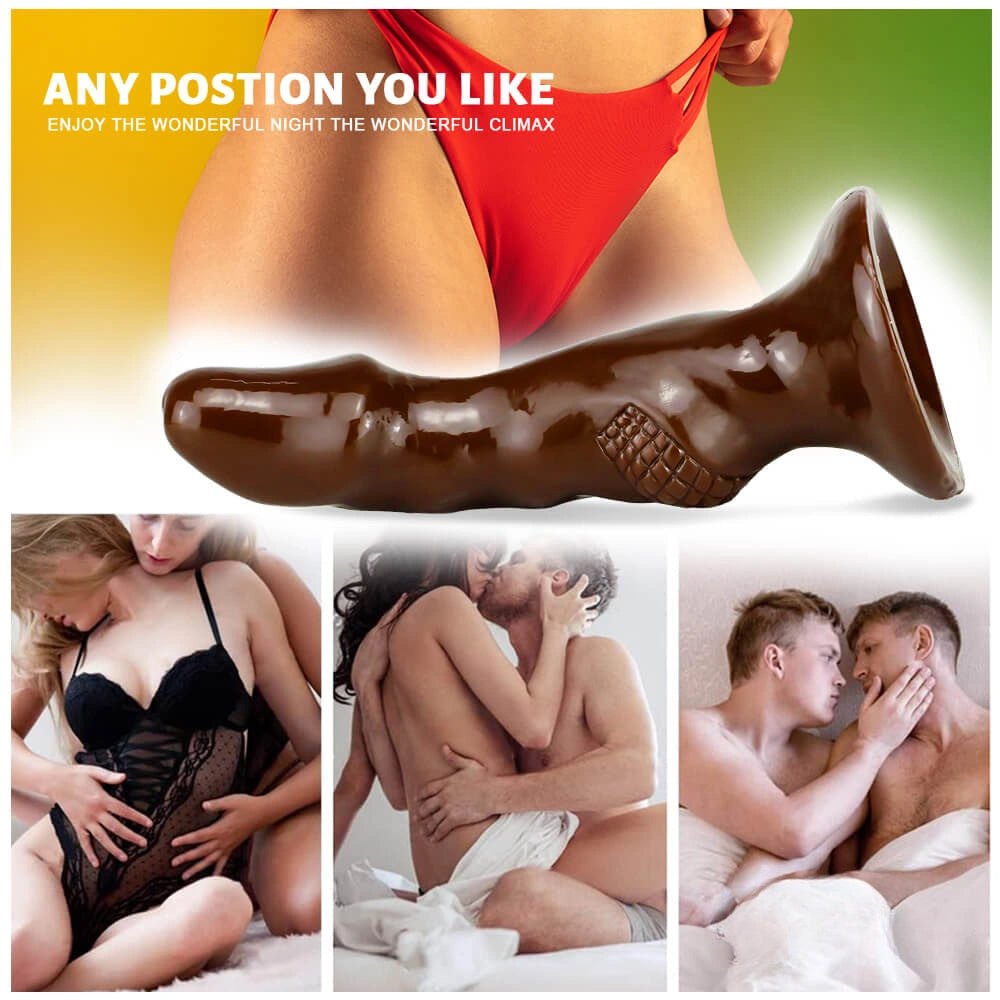 Knotted Animal Dildo, 5 Colors - Realistic Big Dog Dildo