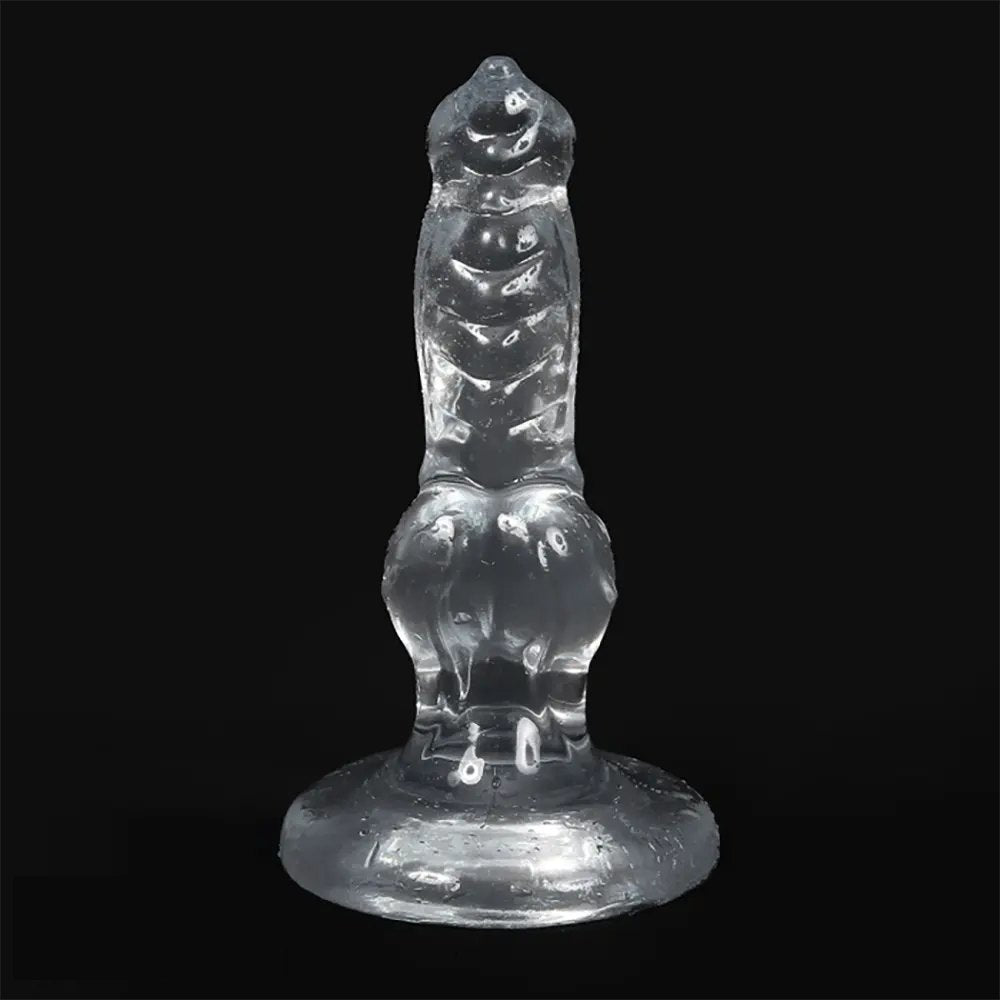 Knotted Animal Dildo 6.69 in - Dog Knot Dildo