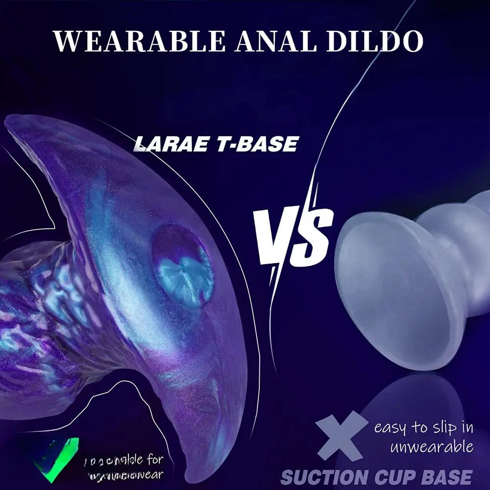 Knotted Animal Dildo 6 in - Dog Knot Silicone Dildo
