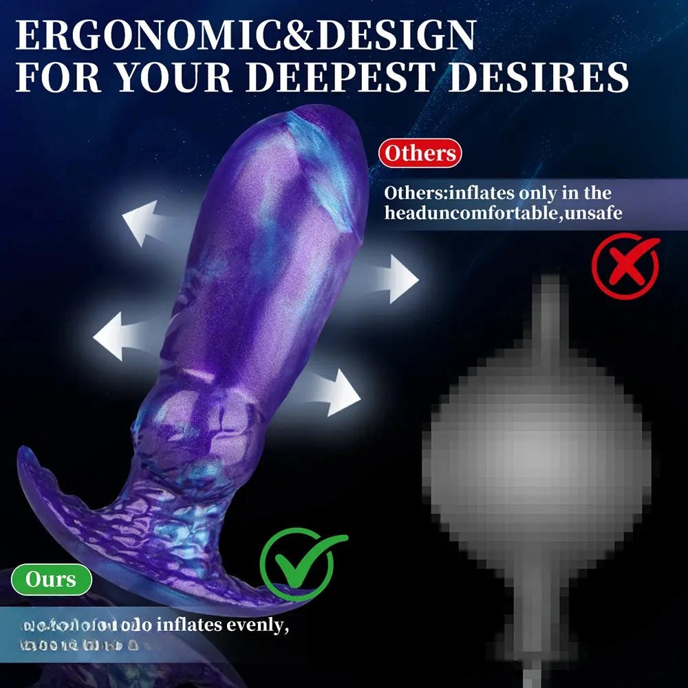 Knotted Animal Dildo 6 in - Dog Knot Silicone Dildo