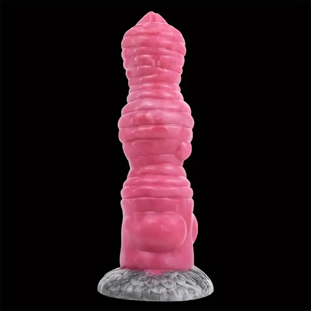 Knotted Animal Dildo 8.26in - Silicone Knot Dog Dildo