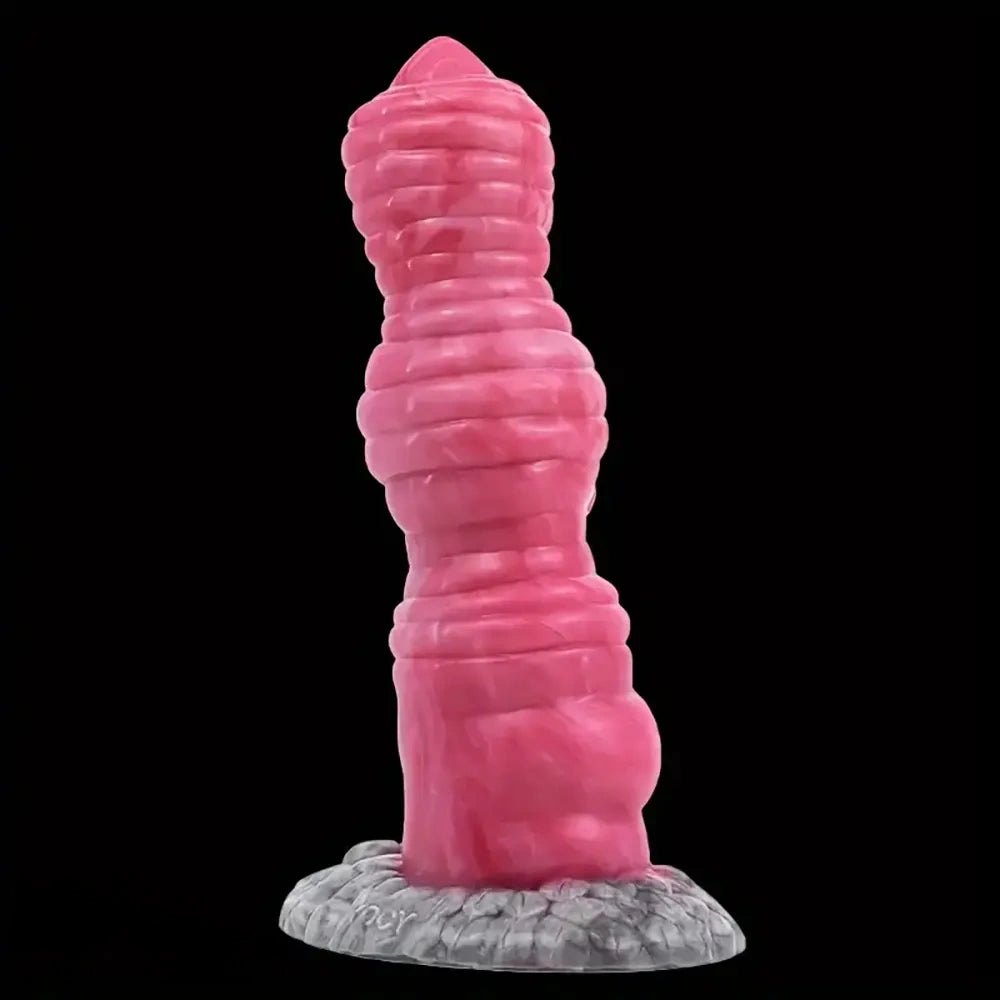 Knotted Animal Dildo 8.26in - Silicone Knot Dog Dildo
