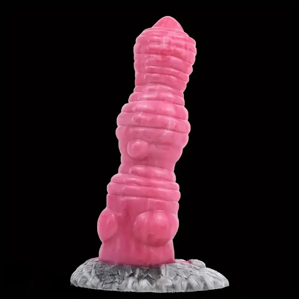 Knotted Animal Dildo 8.26in - Silicone Knot Dog Dildo