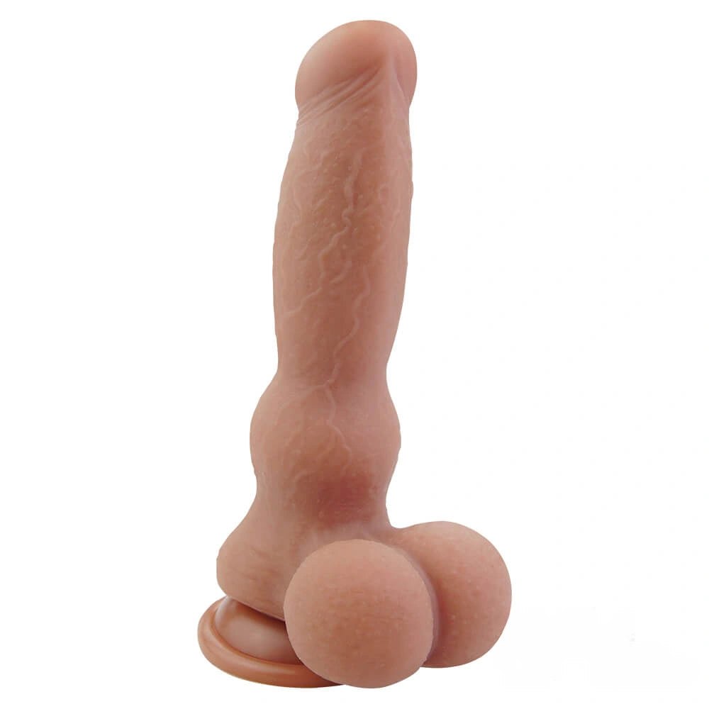 Knotted Animal Dildo 8.3in - Knotted Dog Dildo