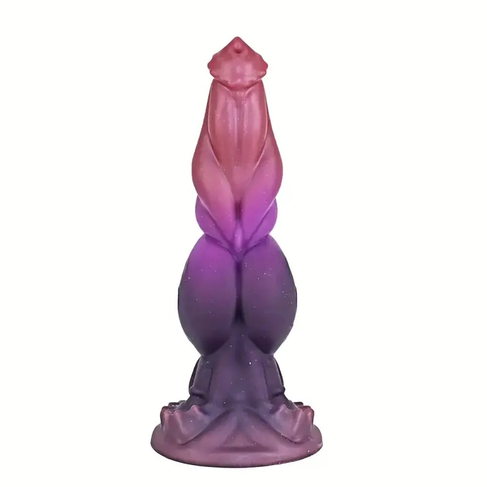 Knotted Animal Dildo 9.25in - Silicone Knot Dog Dildo