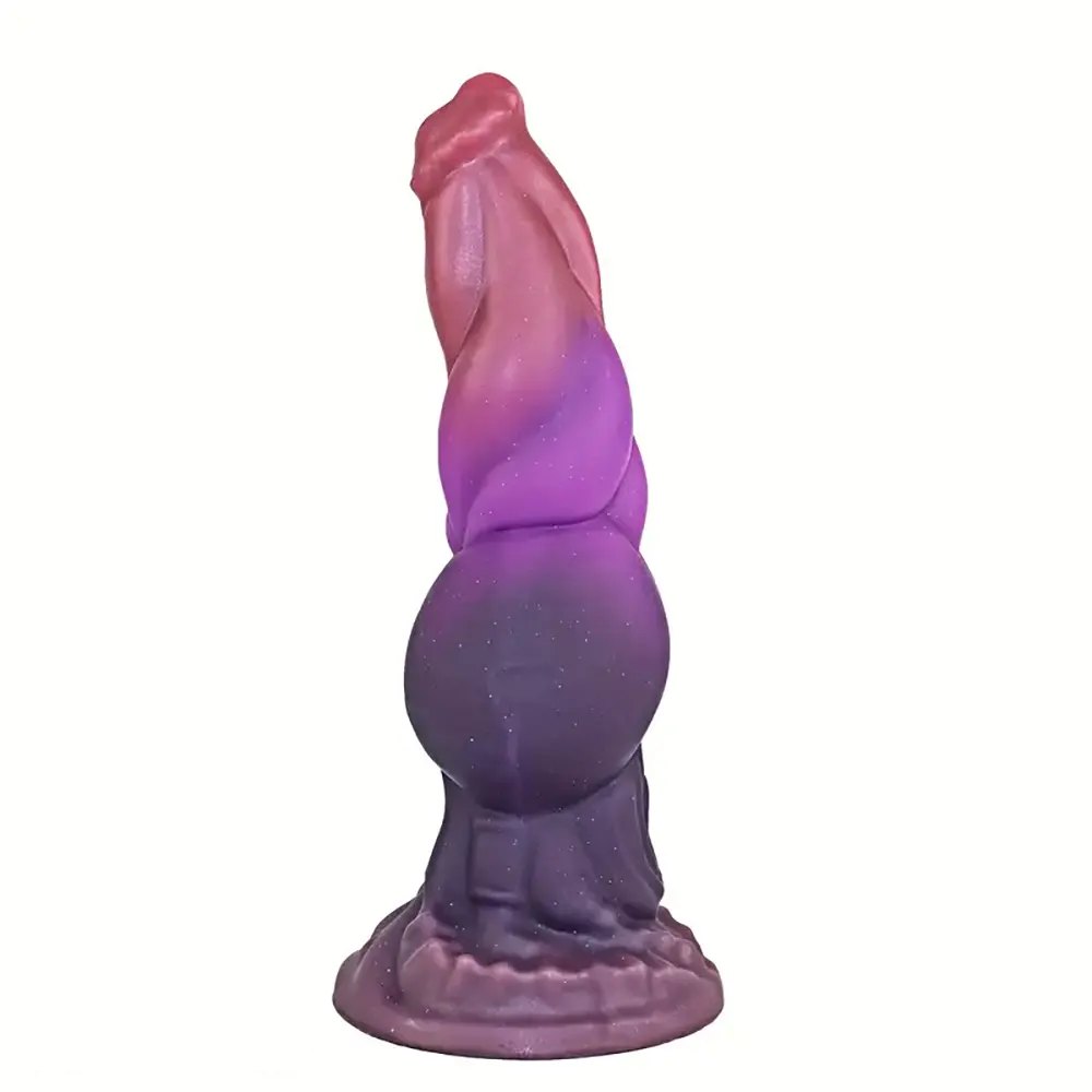 Knotted Animal Dildo 9.25in - Silicone Knot Dog Dildo