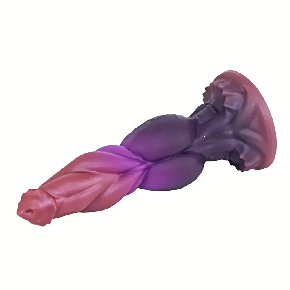 Knotted Animal Dildo 9.25in - Silicone Knot Dog Dildo