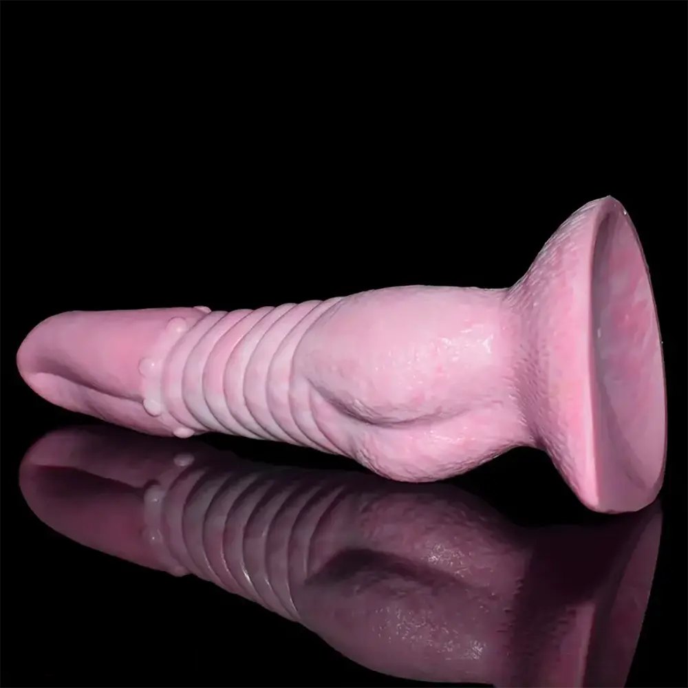 Knotted Animal Dildo 8.85 in - Knotted Dog Dildo