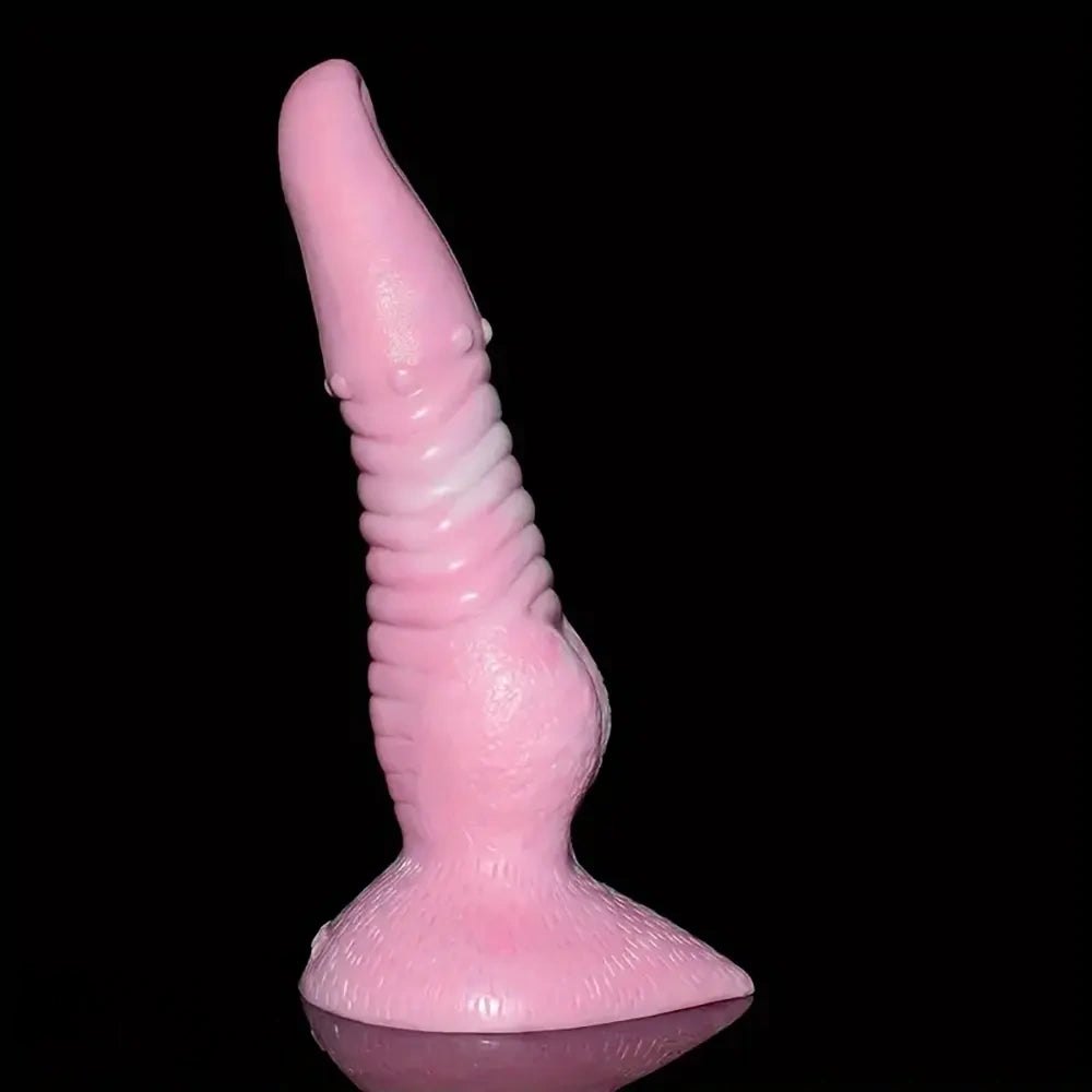 Knotted Animal Dildo 8.85 in - Knotted Dog Dildo