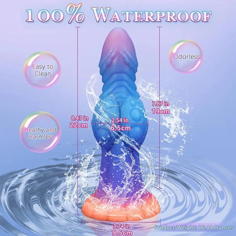 Knotted Animal Fantasy Dildo - Silicone Knot Dog Dildo