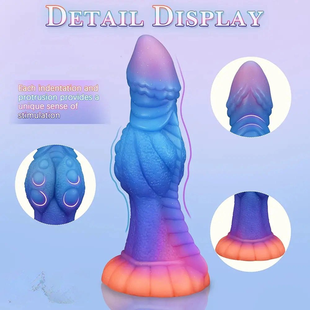Knotted Animal Fantasy Dildo - Silicone Knot Dog Dildo