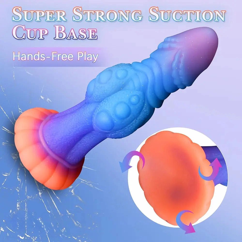 Knotted Animal Fantasy Dildo - Silicone Knot Dog Dildo