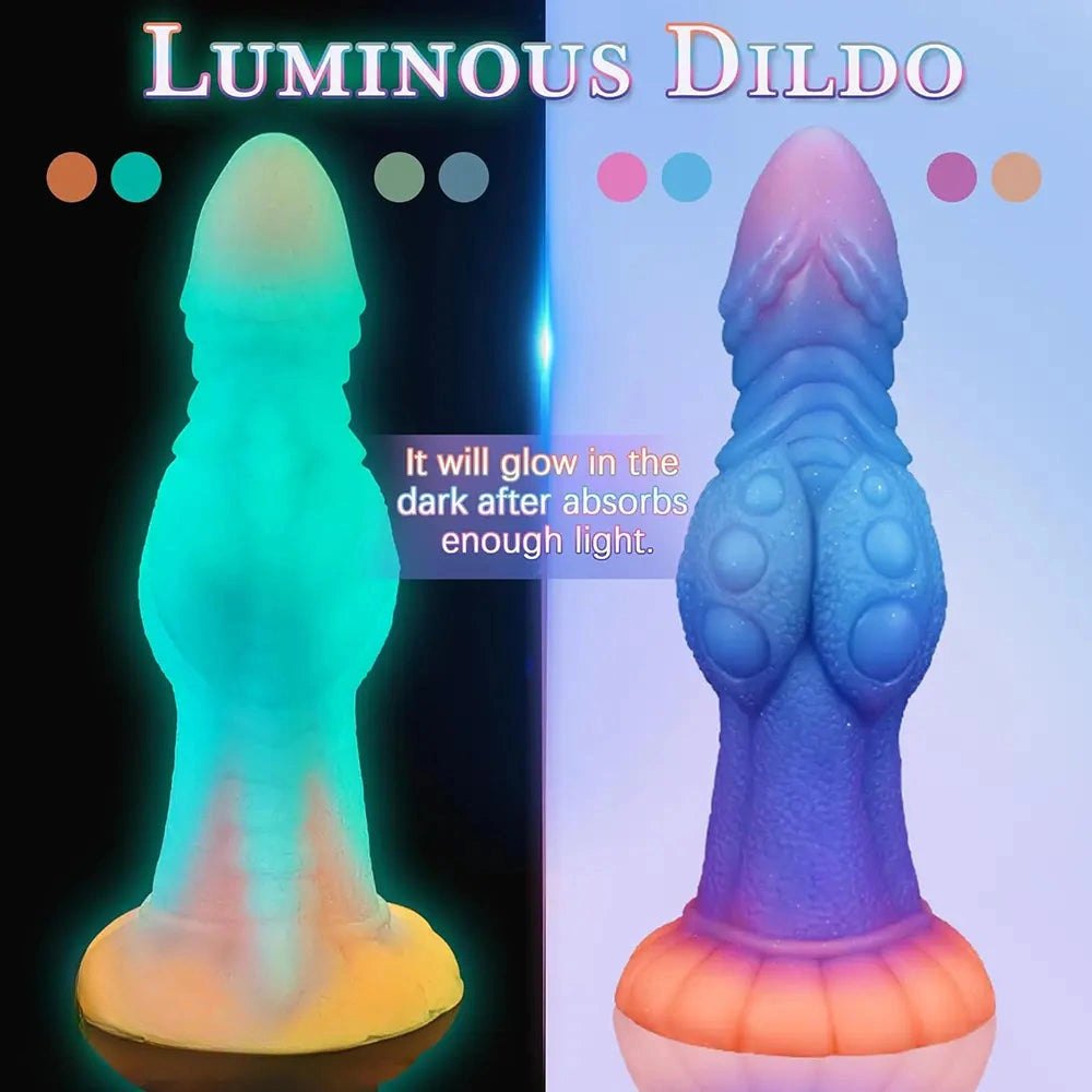 Knotted Animal Fantasy Dildo - Silicone Knot Dog Dildo