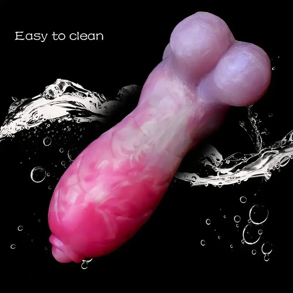 Knotted Animal Silicone Dildo - Dog Style Knot Dildo