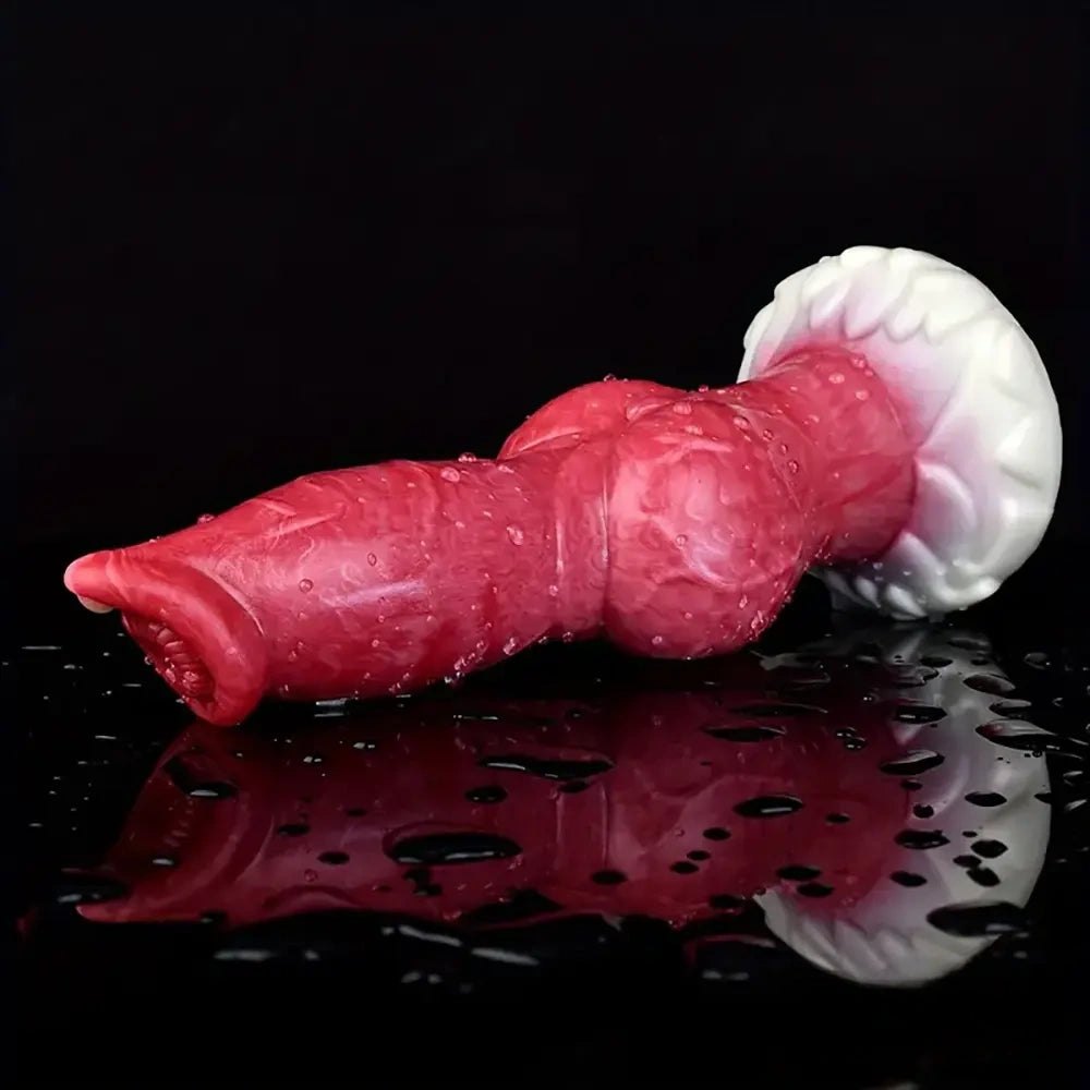 Knotted Animal Dildo 9.25 in - Dog Knot Animal Dildo