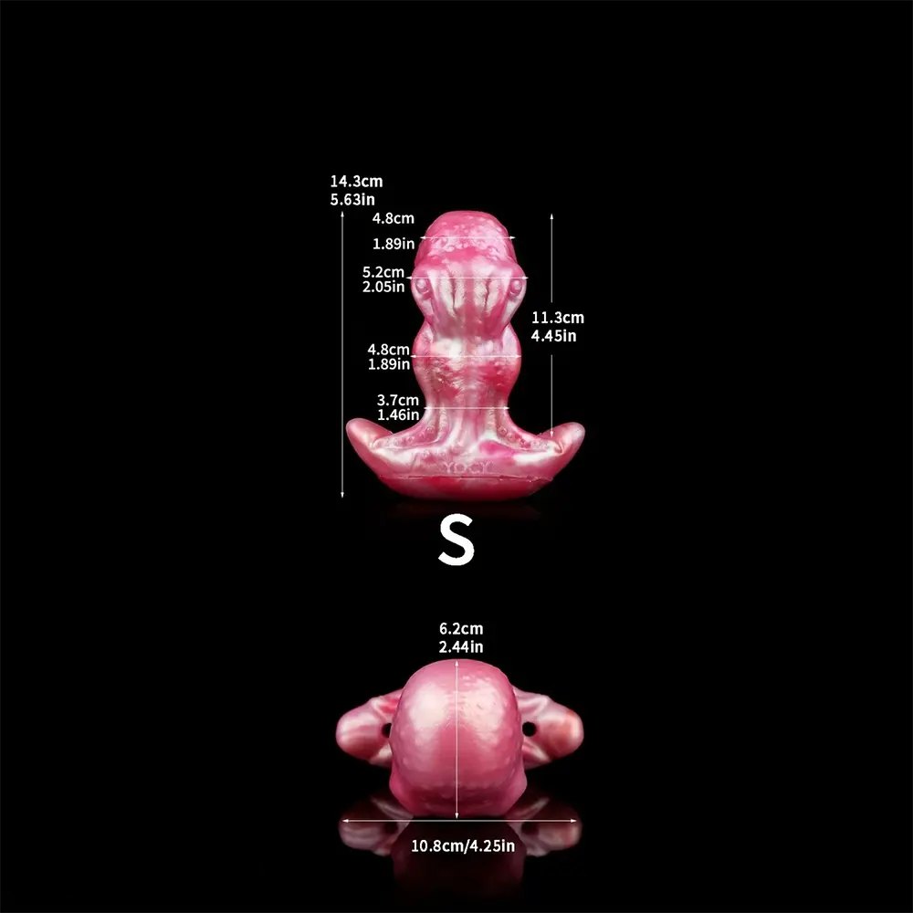 Knotted Animal Dildo - Textured Silicone Knot Dildo