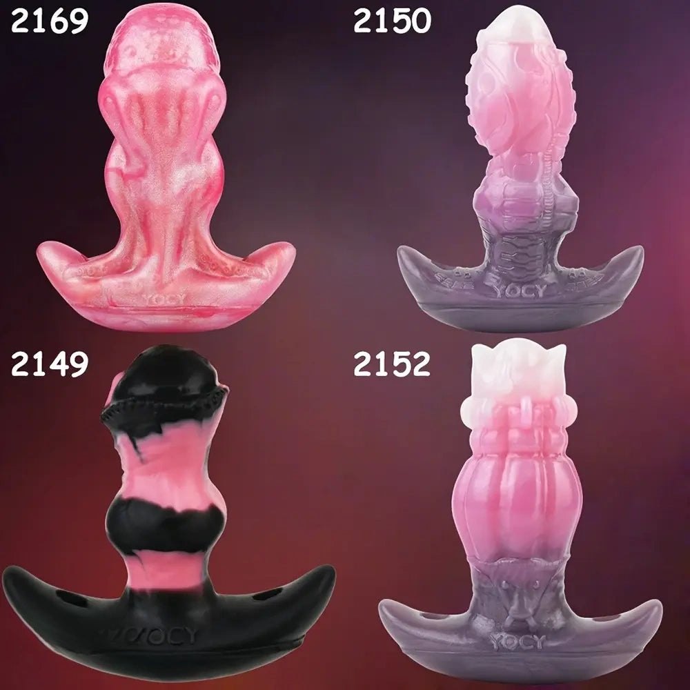 Knotted Animal Dildo - Textured Silicone Knot Dildo