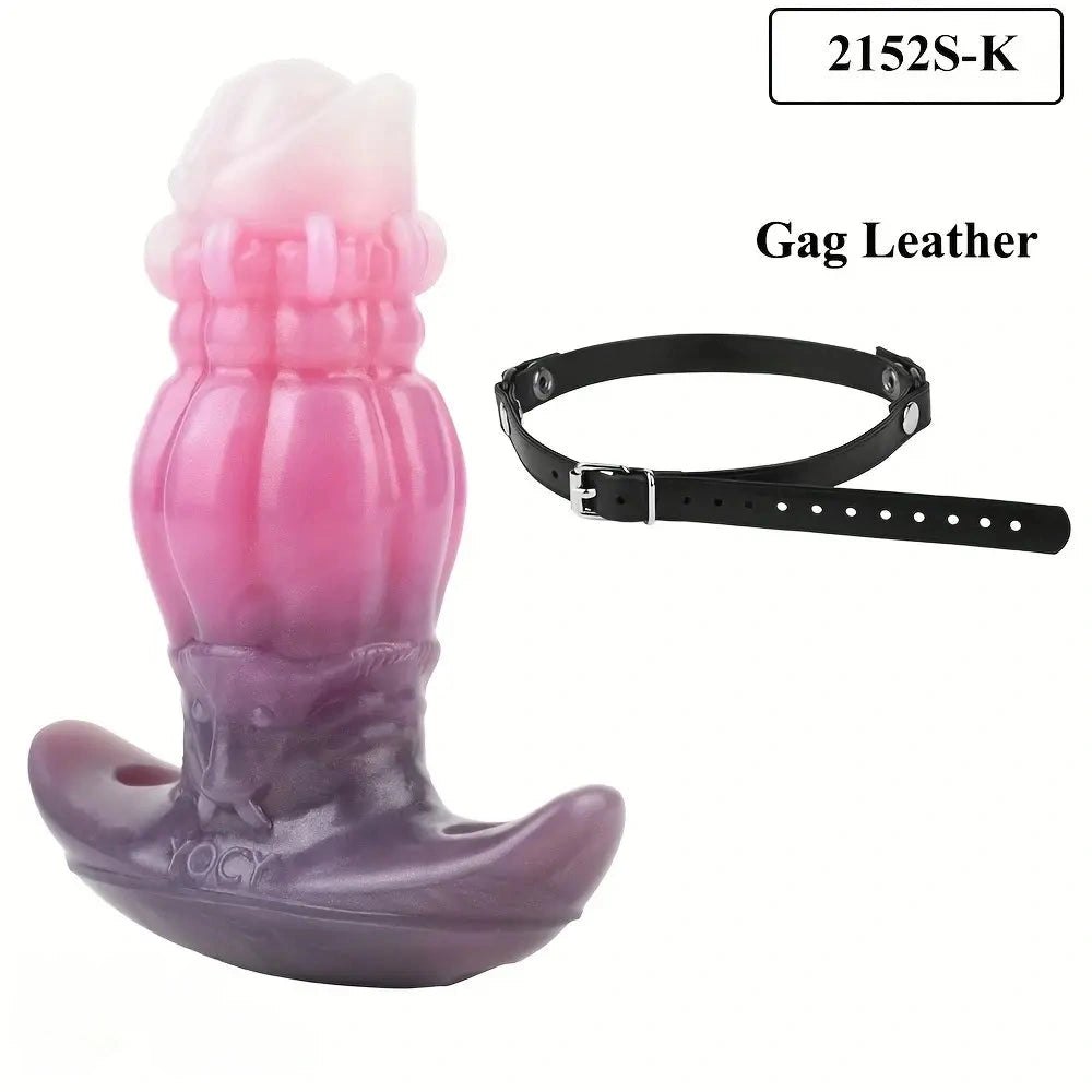 Knotted Animal Dildo - Textured Silicone Knot Dildo