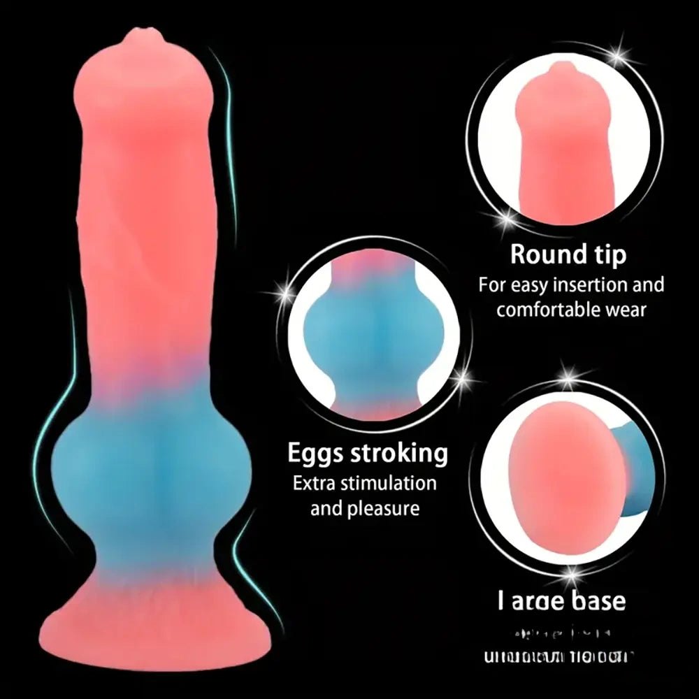 Knotted Animal Dildo XXL - Horse Knot Animal Dildo