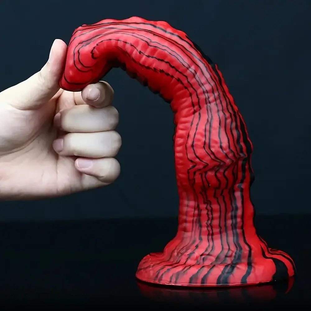 Knotted Animal Dildo 9in - Silicone Knot Dildo