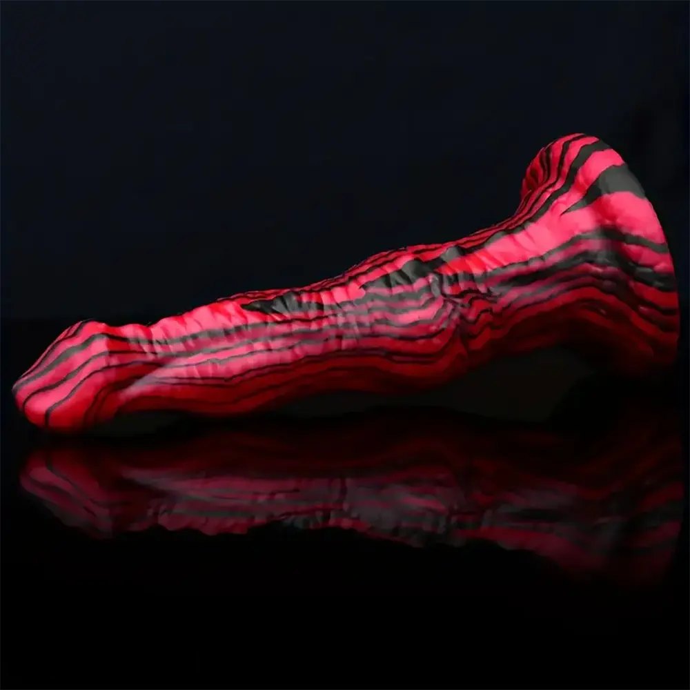 Knotted Animal Dildo 9in - Silicone Knot Dildo