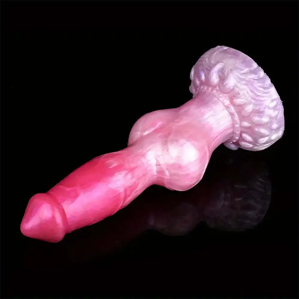 Knotted Animal Dildo 9.65 In - Silicone Knot Dildo