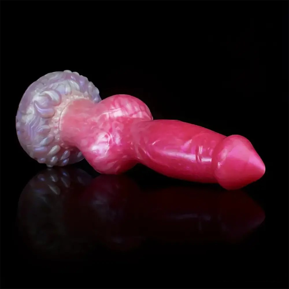 Knotted Animal Dildo 9.65 In - Silicone Knot Dildo