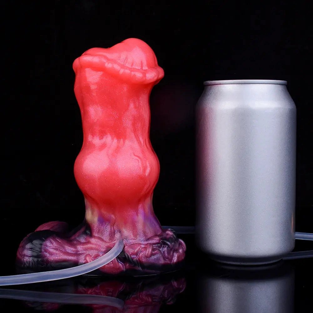 Knotted Animal Squirting Dildo - Silicone Knot Style Toy