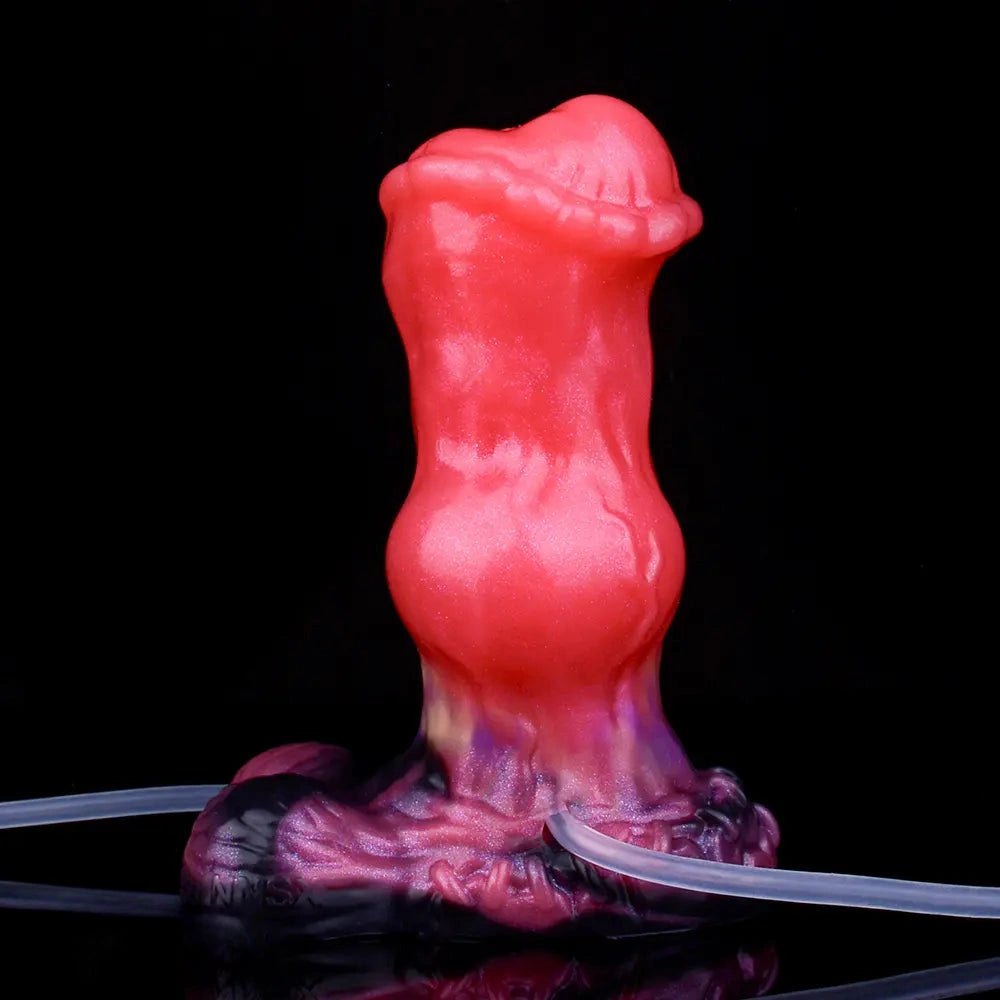 Knotted Animal Squirting Dildo - Silicone Knot Style Toy