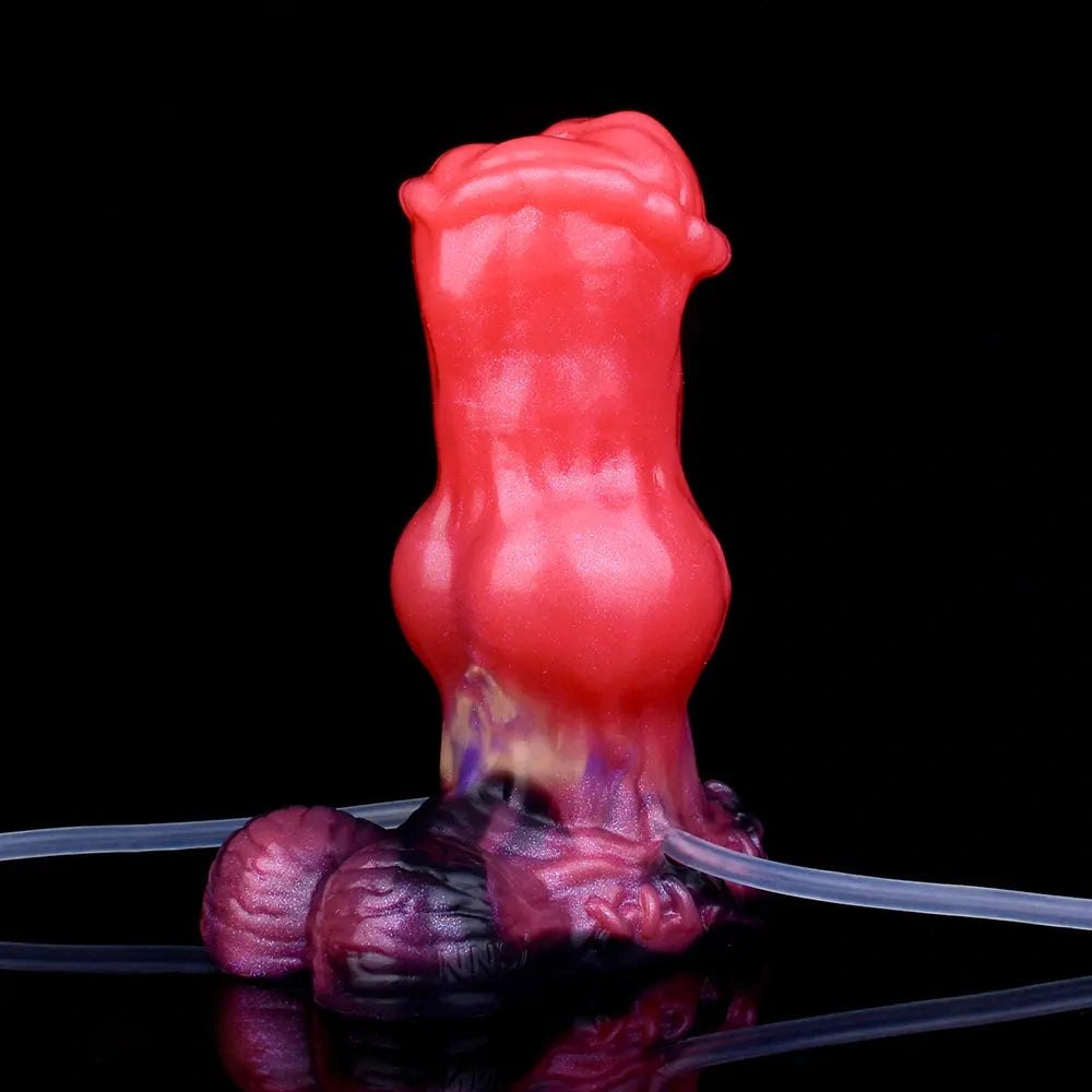 Knotted Animal Squirting Dildo - Silicone Knot Style Toy