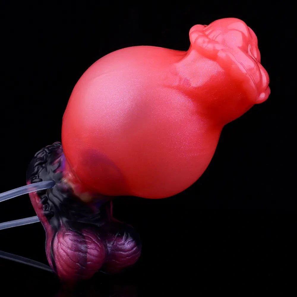 Knotted Animal Squirting Dildo - Silicone Knot Style Toy