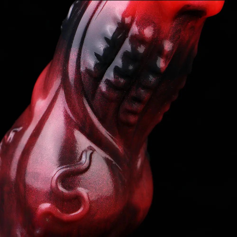 Knotted Cock Extender Sleeve - Dog Knot Silicone Sleeve