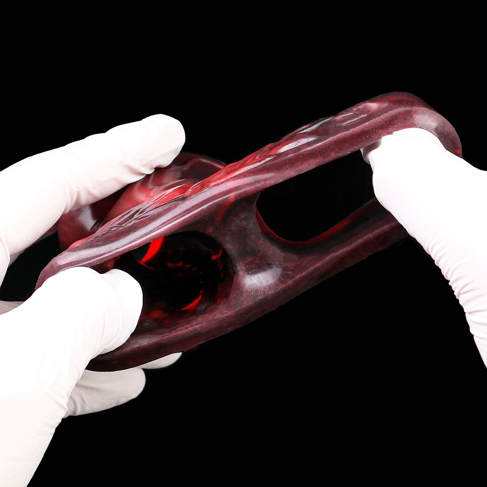 Knotted Cock Extender Sleeve - Dog Knot Silicone Sleeve