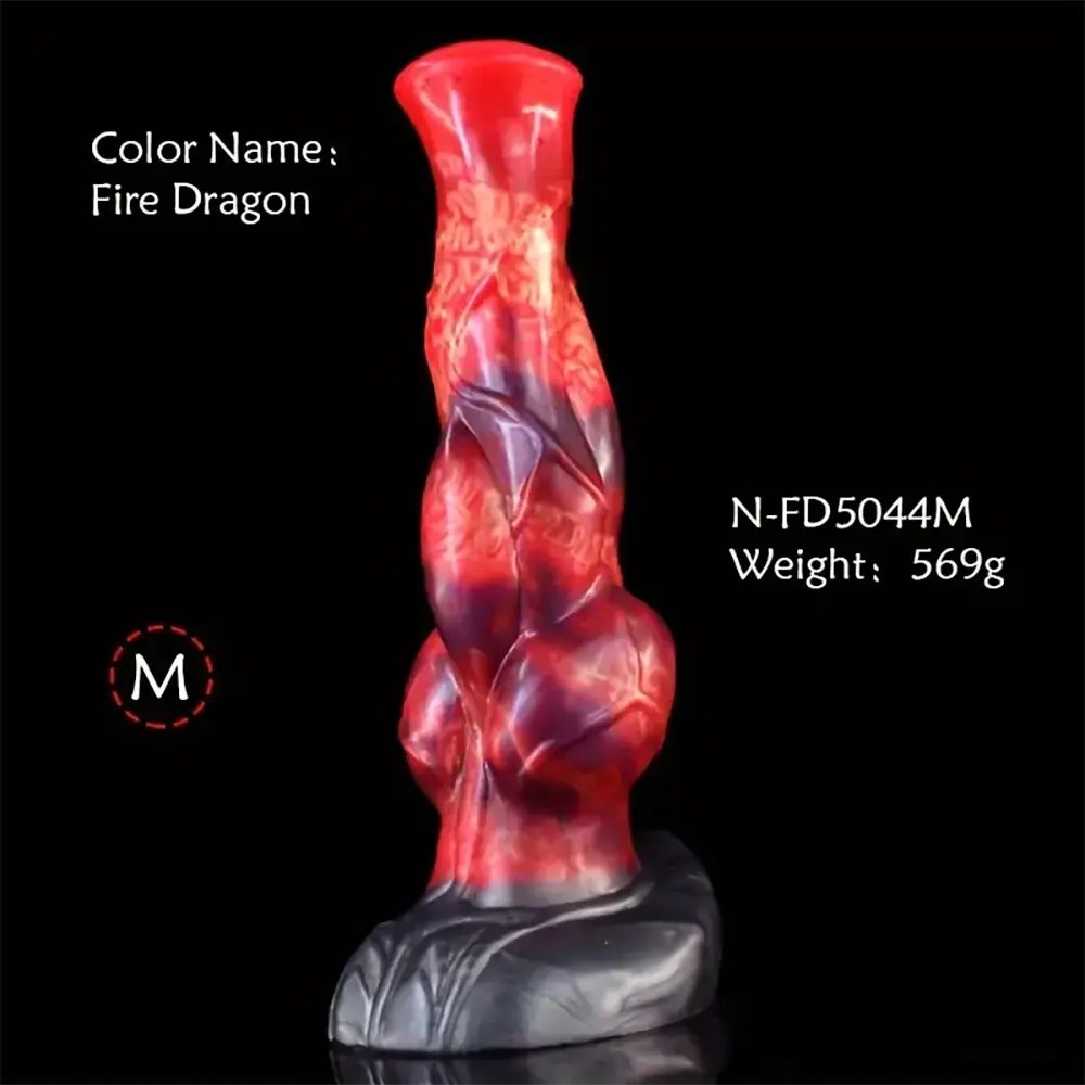 Knotted Dog Dildo 9.57in - Knotted Horse Dildo