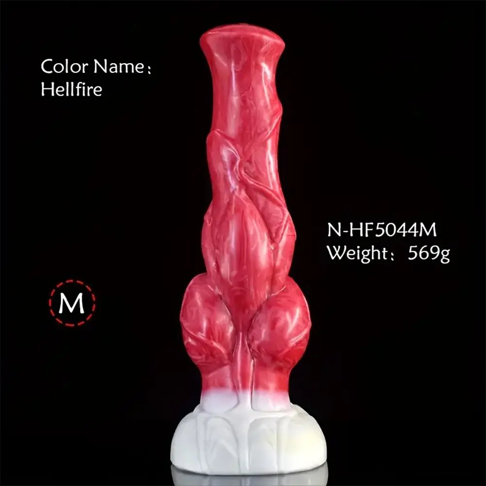 Knotted Dog Dildo 9.57in - Knotted Horse Dildo