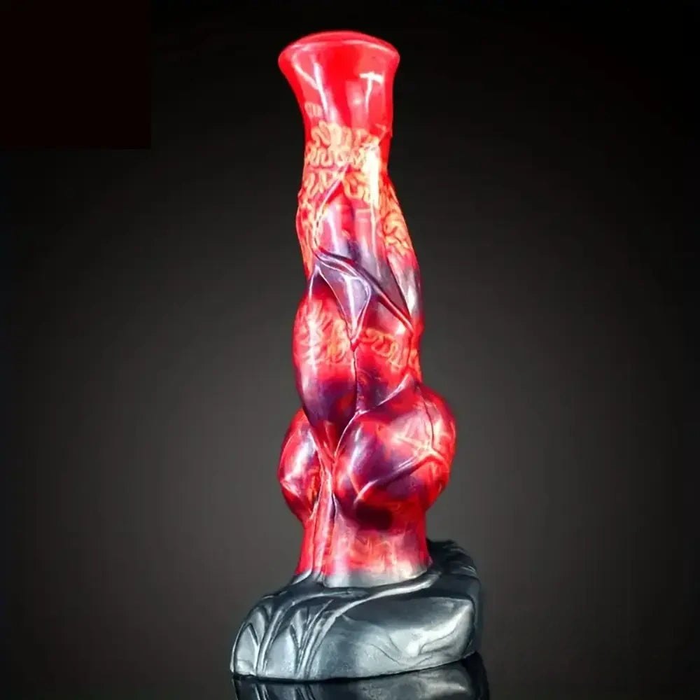 Knotted Dog Dildo 9.57in - Knotted Horse Dildo