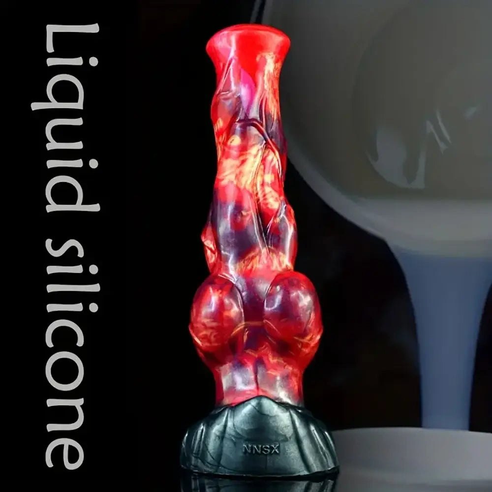 Knotted Dog Dildo 9.57in - Knotted Horse Dildo