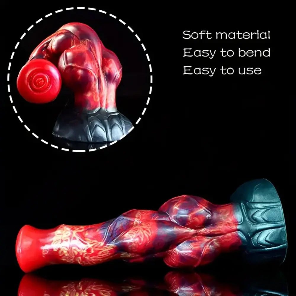 Knotted Dog Dildo 9.57in - Knotted Horse Dildo