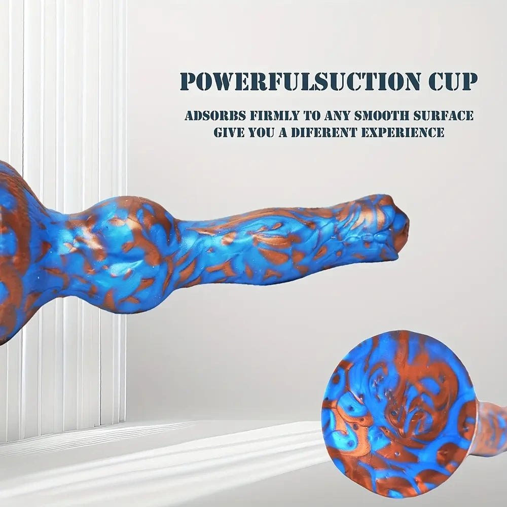 Knotted Dog Dildo 7 in - Silicone Knot Dog Dildo