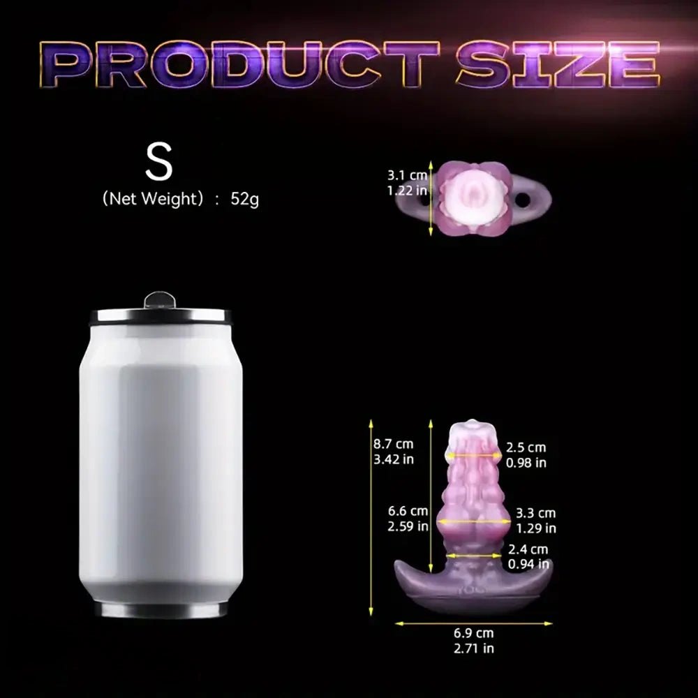 Knotted Dog Dildo S M L - Animal Style Fantasy Plug