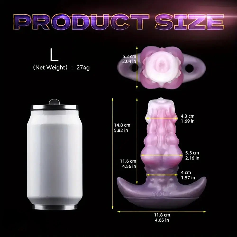 Knotted Dog Dildo S M L - Animal Style Fantasy Plug