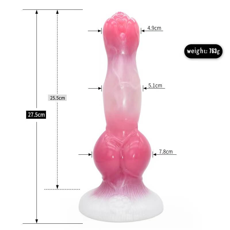 Knotted Dog Dildo - Realistic Animal Knot Dildo