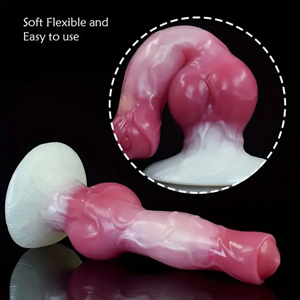 Knotted Dog Dildo - Realistic Animal Knot Dildo